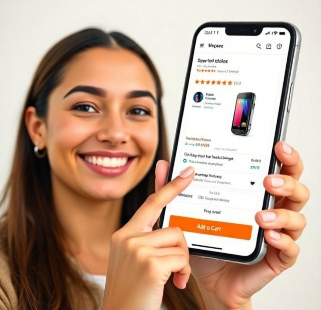 Ilustrasi perbedaan toko Shopee yang profesional dan tidak profesional