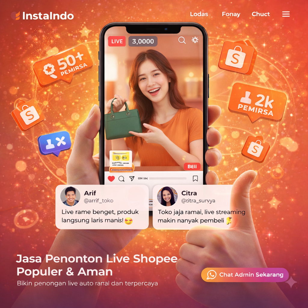 Jasa Penonton Live Shopee Murah dan Instan