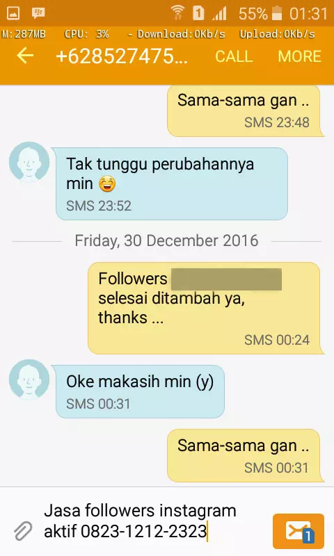 Review Followers Facebook Fanpage Terpercaya - Bukti 2