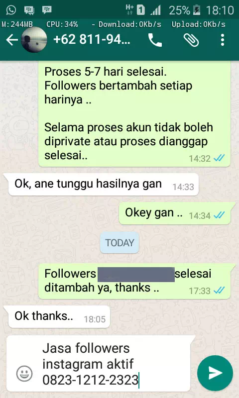 Bukti Kepuasan Layanan Facebook InstaIndo - Bukti 10