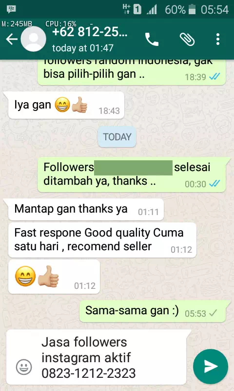 Testimoni Engagement IG Meningkat - Bukti 55
