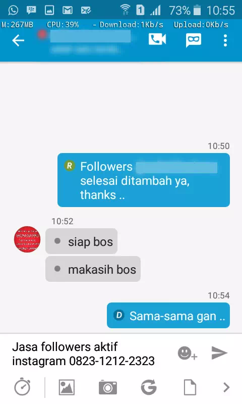 Testimoni Followers Instagram Indonesia - Bukti 8