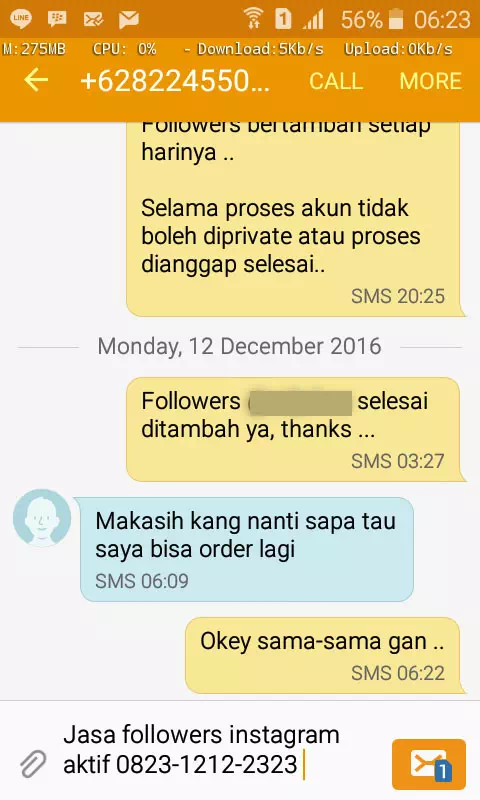 Bukti Kepuasan Selebgram Beli Followers - Bukti 9